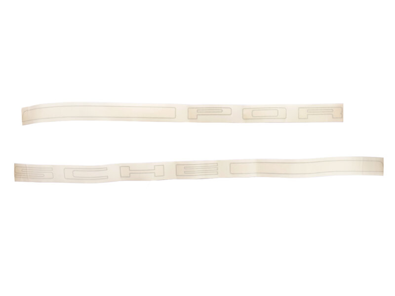 Piastra terminale con scritta per PORSCHE 924 dal 80- 944...