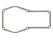 Guarnizione del regolatore di miscela per alloggiamento del filtro dellaria per PORSCHE 911 F/G 74-83 K-Jetronic