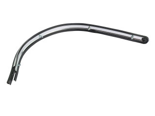 2x Zierleiste Hecksto&szlig;stange f&uuml;r PORSCHE 911 F 69- Schutzleiste HINTEN SCHMAL