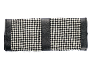 Bolsa de herramientas para PORSCHE 911 F, kit de herramientas de a bordo, dise&ntilde;o Pepita, blanco y negro