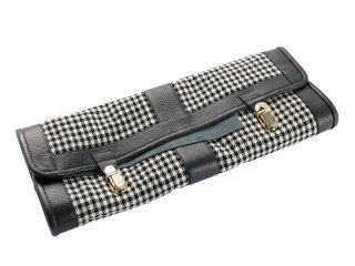 Borsa porta attrezzi per kit di bordo PORSCHE 911 F, look Pepita, NERO, BIANCO