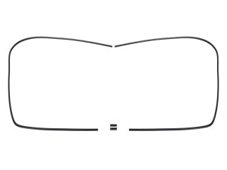 Cornice decorativa parabrezza per PORSCHE 911 G 930...