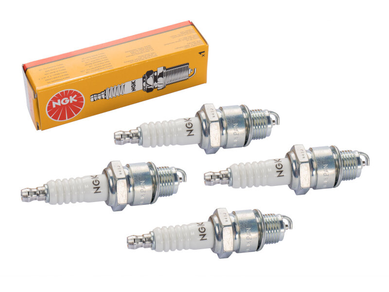 4x bujías para PORSCHE 356 912 NGK