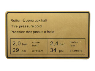 Targhe adesive vano motore per PORSCHE 911 G SC 3.0 79-80 adesivi