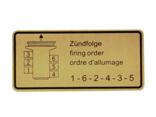 Plakborden motorruimte voor PORSCHE 911 G 2.7 Carrera 3.0 76-77 stickers