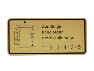 Plakborden motorruimte voor PORSCHE 911 G 2.7 S 74-75 stickers