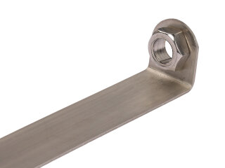 Exhaust clamp for PORSCHE 911 G 3.2 Carrera rear silencer...