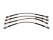 スチールフレックスブレーキホースセット PORSCHE 911 F G 69- 930 914 -71用
