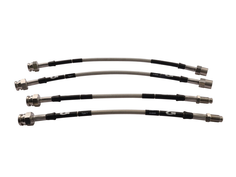 Set tubi freno flessibili in acciaio per PORSCHE 911 F...