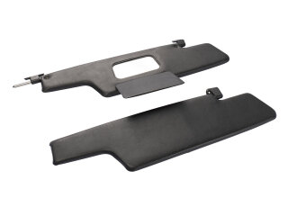 PORSCHE 914用 サンバイザー 化粧ミラー付SET L+R BLACK