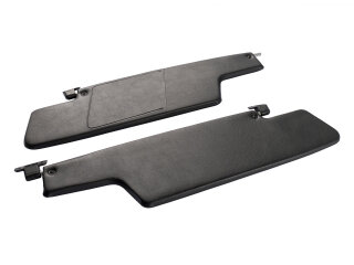 Sonnenblenden f&uuml;r PORSCHE 914 ohne Schminkspiegel SET L+R SCHWARZ