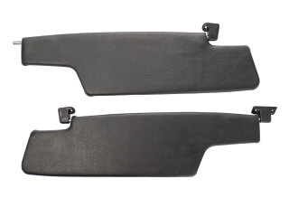 Sun visors for PORSCHE 914 without make-up mirror SET L+R BLACK