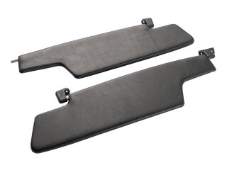 Sun visors for PORSCHE 914 without make-up mirror SET L+R BLACK