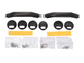 2x deurkruk RS Style voor PORSCHE 911 G 964 993 SET L+R ZWART GEEL