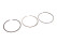 Piston rings for PORSCHE 996 GT3 99610392590