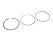 Segments de piston pour PORSCHE 996 GT3 99610392590
