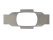 Metalen clipsteunplaat voor handrem voor PORSCHE 924 944 968 95135280700