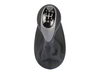 Schaltknauf f&uuml;r PORSCHE 986 SCHWARZ GRAU-METALLIC 5-Gang  98642407503EKP