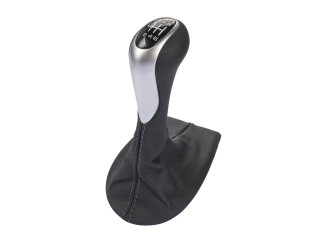Versnellingspookknop voor PORSCHE 996 986 ZWART ZILVER...