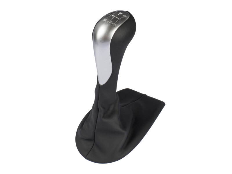 Pomo de palanca de cambios para PORSCHE 996 98-99 NEGRO PLATA 6 velocidades 99642407502ENH
