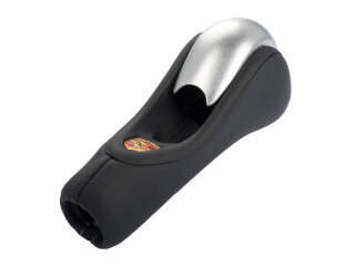 Schaltknauf f&uuml;r PORSCHE 996 986 ALU LEDER Tiptronic  99642698106VRJ
