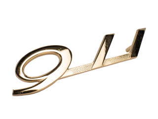 Lettering ORIGINAL PORSCHE 911 F 911 GOLD 53mm 90155930520