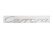 Letreiro original Porsche 996 Carrera prateado 996559237104PU