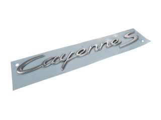 Letreiro cromado original Porsche 958 92A Cayenne S 958559676000C1