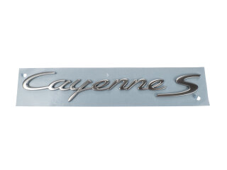 Lettering ORIGINAL PORSCHE 958 92A Cayenne S CHROME...