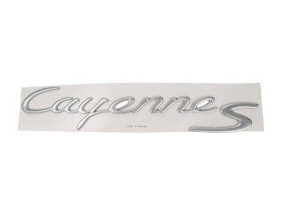 Letras originales de Porsche 955 957 9PA1 Cayenne S Plata...