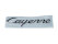 Letras originales Porsche 958 92A Cayenne, cromadas, 95855967501