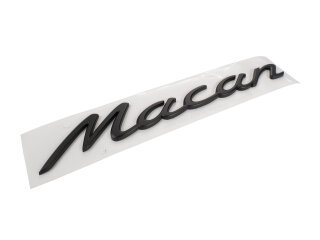 Originele Porsche 95B Macan belettering, matzwart, 95B853675D