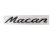 Originele Porsche 95B Macan belettering, matzwart, 95B853675D