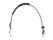 Gearshift cable for PORSCHE 986 Boxster S Bowden cable 98642404208