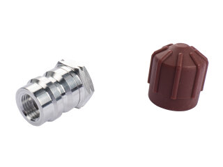 V&aacute;lvula do circuito de ar condicionado para PORSCHE G 964 928 944 de alta press&atilde;o VERMELHA 92857396504