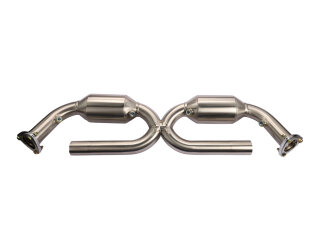 Catalizador deportivo de acero inoxidable para PORSCHE 996 x-pipe
