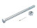 Trekstang hulpveer voor PORSCHE 356 B/C cambercompensatie ACHTER