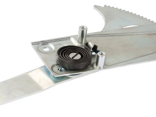 Mecanismo do regulador de janela para Porsche 911 F/G 912 69-89 Coup&eacute;, mec&acirc;nico, direito