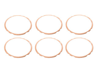 6x cilinderbasispakking voor PORSCHE 911 3.0 SC 3.2 Carrera 3.3 930 turbo 0.5mm