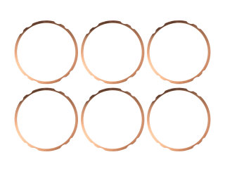 6x Junta base cilindro para PORSCHE 911 3.0 SC 3.2 Carrera 3.3 930 turbo 0.5mm