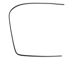 Cornice per parabrezza per PORSCHE 911 G 930, modanatura NERA SINISTRA