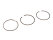 6x piston rings for PORSCHE 993 3.8 Carrera RS oil scraper ring set
