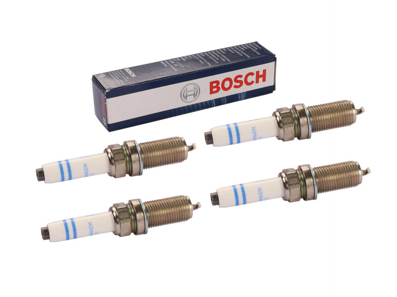 4x スパークプラグ PORSCHE Macan 95B 2.0 237/252PS BOSCH 用