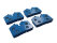 Brake pads for PORSCHE 911 3.3 turbo 964 993 944 968 928 RACING RS42 BLUE