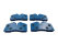Pastillas de freno para PORSCHE 964 965 993 944 968 928 S S4 GT AZUL DE CARRERAS