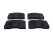 Pastiglie freno per PORSCHE 965 3.6 993 968 turbo S 928 GTS RACING BLUE ANTERIORI