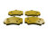 Remblokken voor PORSCHE 996 Carrera 4S turbo 997 S 4S GTS RACING GEEL VOOR