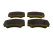 Remblokken voor PORSCHE 996 Carrera 4S turbo 997 S 4S GTS RACING GEEL VOOR