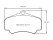 Remblokken voor PORSCHE 996 Carrera 4S turbo 997 S 4S GTS RACING BLAUW VOOR