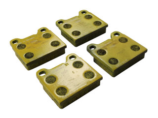 Brake pads for PORSCHE 356 C 911 F 2.7 3.0 3.2 912 914 RACING YELLOW